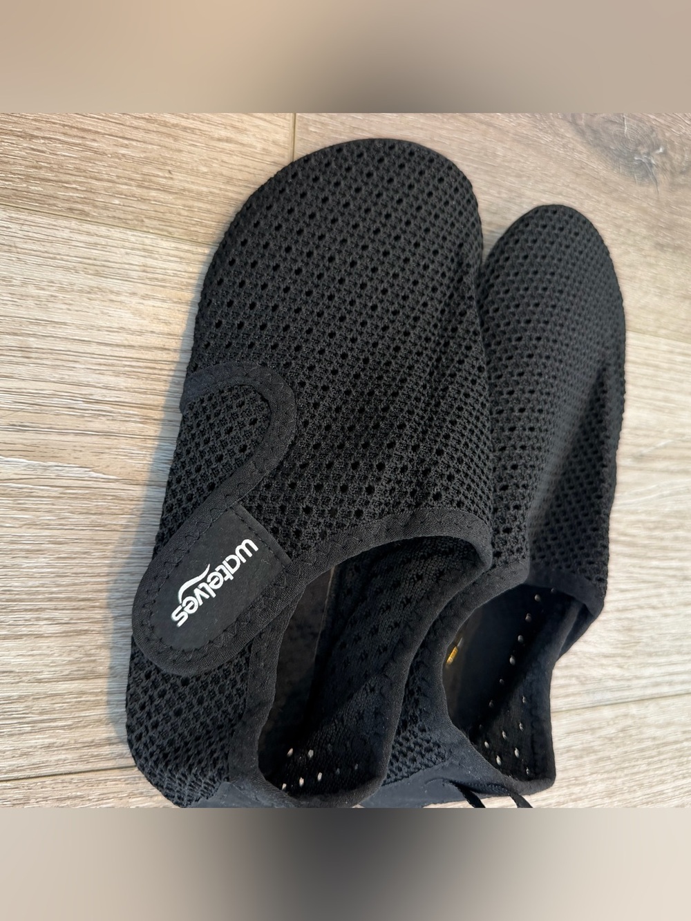 Black Mesh Swim Shoes
